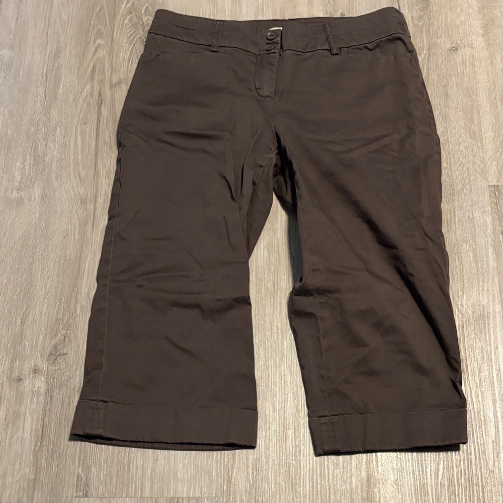 RW&CO. Taupe Cropped Trousers
